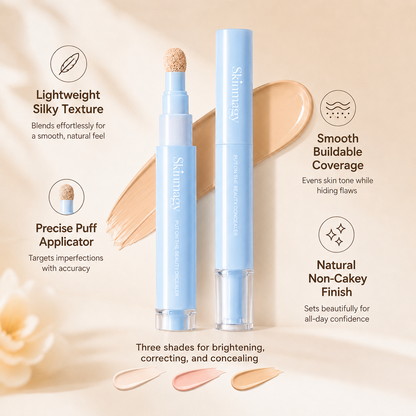 🔥Last Day- Buy 1 Get 1 Free🔥Dual-Effect Concealer & Powder Foundation