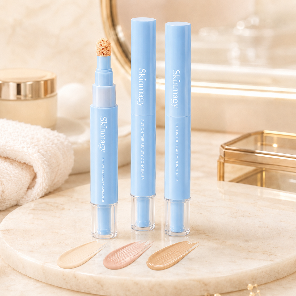 🔥Last Day- Buy 1 Get 1 Free🔥Dual-Effect Concealer & Powder Foundation