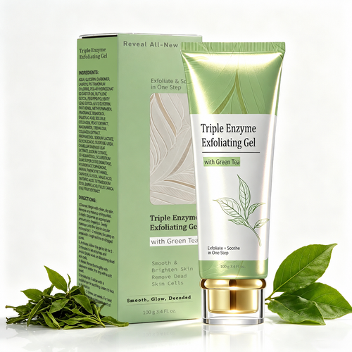 Last Day-Buy 1 Get 1 Free💙Triple Enzyme Green Tea Exfoliating Aqua Peeling Gel