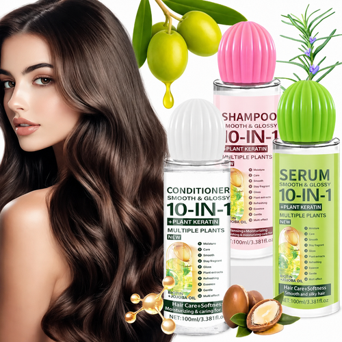 🔥Last Day Promotion🔥Gopuremagy Shampoo, Conditioner & Hair Serum Set, Free Shipping