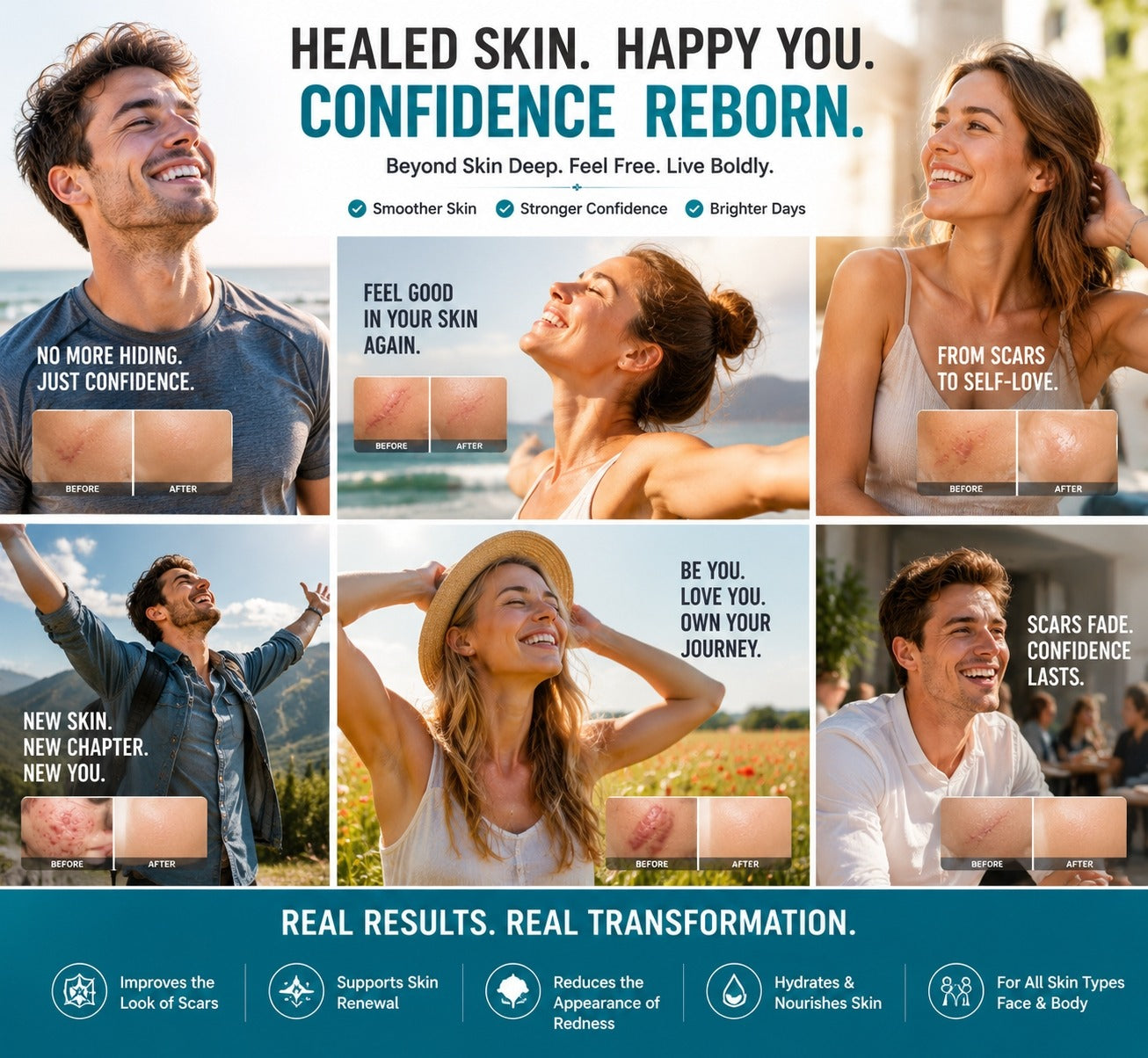 Scar repair confidence transformation